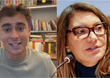 Vídeo de Nikolas rebatendo Janja tem 20 milhões de visualizações