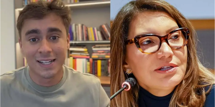 Vídeo de Nikolas rebatendo Janja tem 20 milhões de visualizações