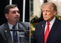 Flávio Bolsonaro viaja aos EUA para encontro com Trump