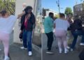 Mulher desfere socos em evangelista para impedir pregação
