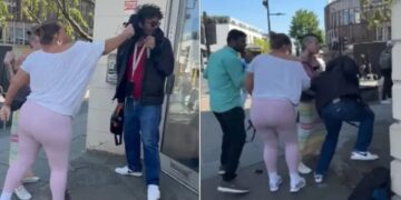 Mulher desfere socos em evangelista para impedir pregação