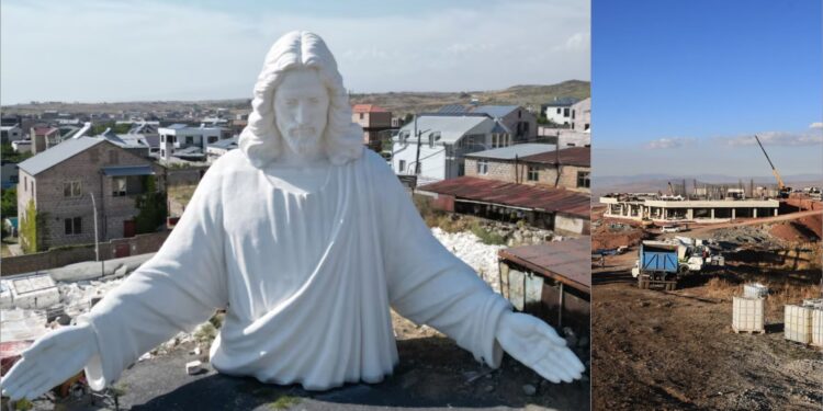 ‘Maior estátua de Jesus’ está sendo construída na Armênia